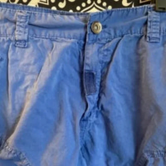 Men’s blue cargo shorts - Picture 4 of 5